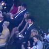 Mariage de Jimmy Kimmel et Molly McNearney à Ojai, le 13 juillet 2013. Ici on peut voir Jennifer Garner, Ben Affleck, Jennifer Aniston, Justin Theroux, Kristen Bell et Dax Shepard s'occuper de leur bébé.