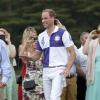 Les princes William, apparu très détendu, et Harry disputaient le 14 juillet 2013 au club de Cirencester Park un match de polo caritatif, le Jerudong Trophy, pendant que Kate Middleton continuait de... ne pas accoucher.