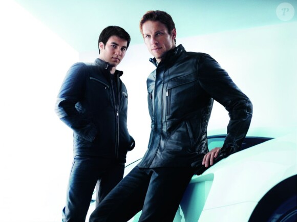 Jenson Button et Sergio Pérez prennent la pose pour la nouvelle collection Boss McLaren Automne 2013