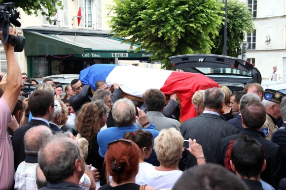 Obsèques d'André Verchuren à Chantilly le 17 juillet 2013.