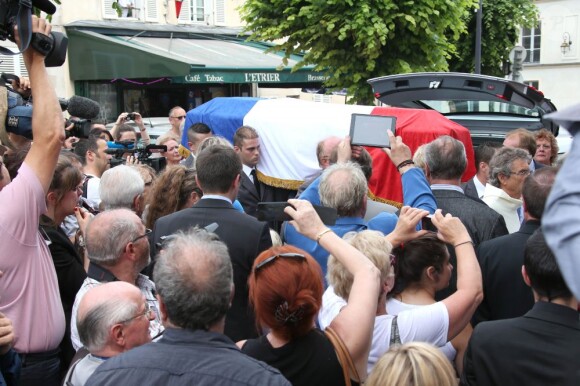 Obsèques d'André Verchuren à Chantilly le 17 juillet 2013.