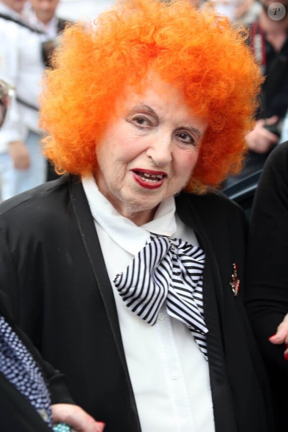 Yvette Horner aux obsèques d'André Verchuren à Chantilly le 17 juillet 2013.