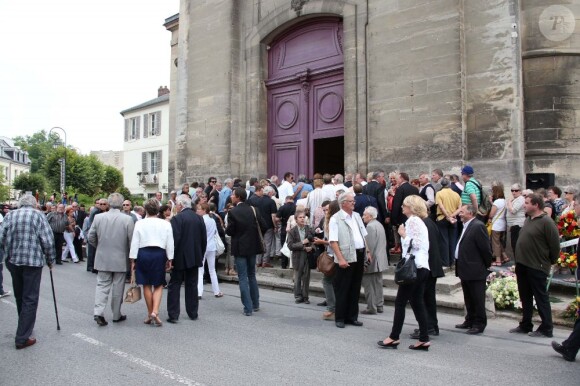Obsèques d'André Verchuren à Chantilly le 17 juillet 2013.