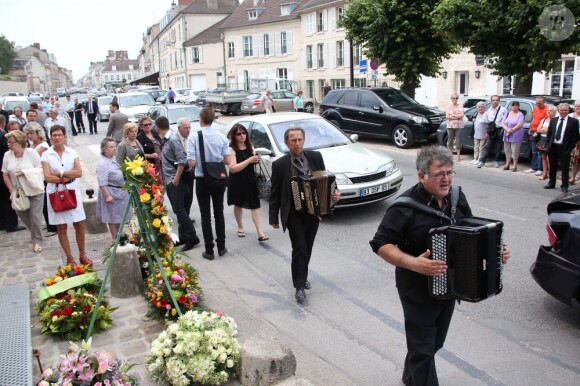 Obsèques d'André Verchuren à Chantilly le 17 juillet 2013.