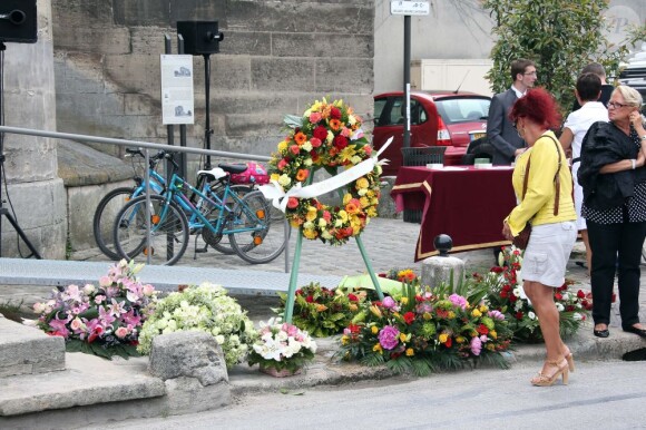 Obsèques d'André Verchuren à Chantilly le 17 juillet 2013.
