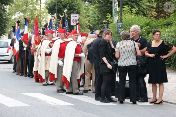 Obsèques d'André Verchuren à Chantilly le 17 juillet 2013.