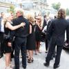 La famille d'André Verchuren assiste à ses obsèques à Chantilly le 17 juillet 2013.