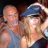 Exclusif - Christian Audigier et Nathalie Sorensen à Ibiza le 7 juillet 2013.