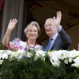 Albert II de Belgique et de la reine Paola à Liège, le 19 juillet 2013.
