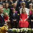 Le nouveau roi Philippe de Belgique prête serment devant les députés et les sénateurs à Bruxelles, le 21 juillet 2013.