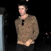 Liam Gallagher accompagnait sa femme Nicole Appleton lors d'une sortie nocturne dans les rues de Londres le 11 juillet 2013