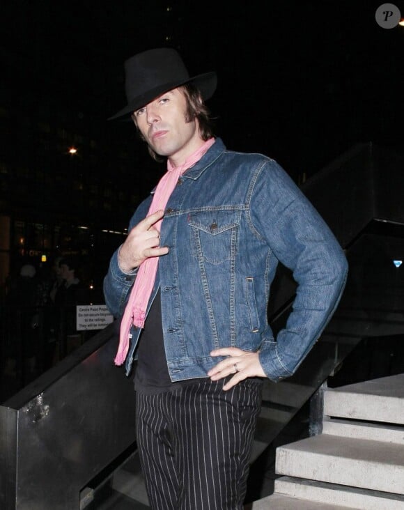 Liam Gallagher à Londres le 20 décembre 2011