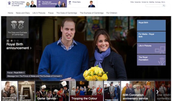 Dans leur premier communiqué officiel suite à la naissance de leur fils, prince de Cambridge, le 22 juillet 2013, le prince William et Kate Middleton ont avant tout voulu exprimer leur gratitude envers l'hôpital St Mary.