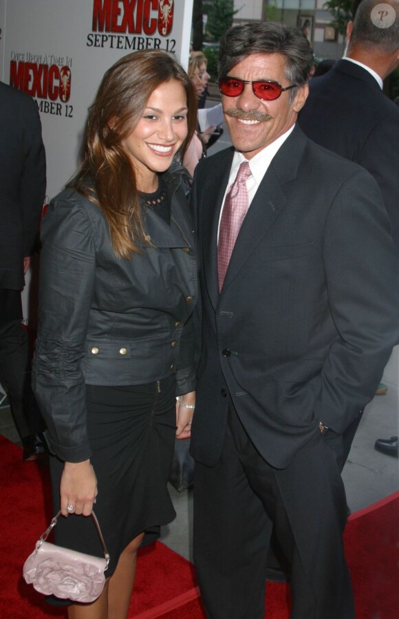 Geraldo Rivera et sa femme Erica à Maxico le 8 septembre 2003.