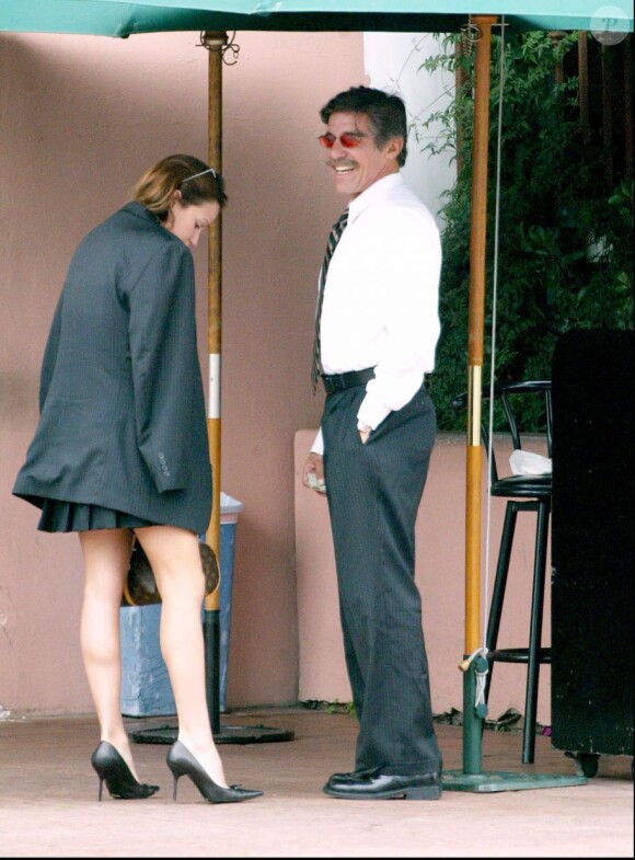 Geraldo Rivera et sa femme Erica à Santa Monica le 7 octobre 2003. 