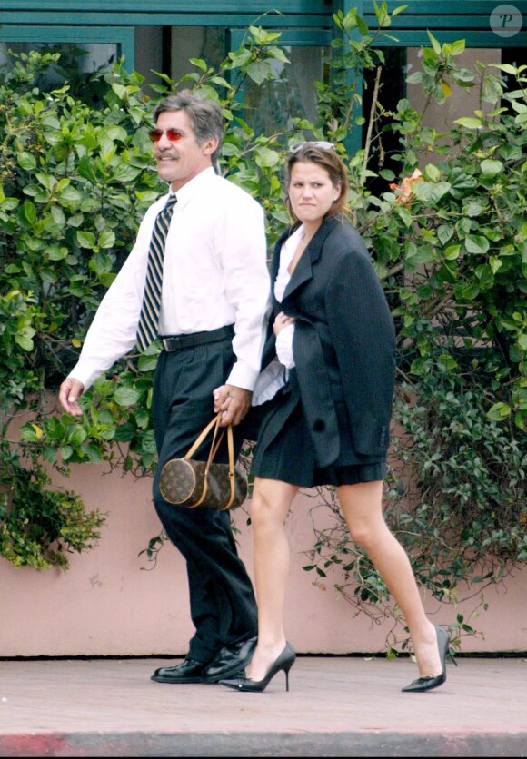 Geraldo Rivera et son épouse Erica à Santa Monica le 7 octobre 2003. 