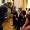 Le président Barack Obama a rencontré des reporters en herbe à la Maison Blanche. Juillet 2013.