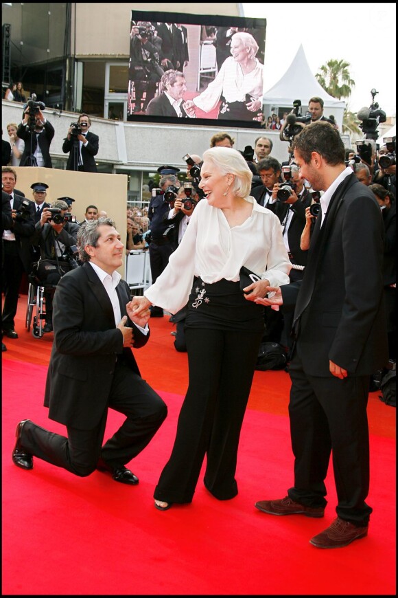 Alain Chabat, Bernadette Lafont et Eric Lartigau lors du Festival de Cannes 2007