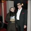 Bernadette Lafont et Jean-Claude Camus (producteur de la pièce) lors de la pièce Love ! Valour ! Compassion ! à Paris me 21 février 2005