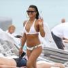 Cassie : sexy en maillot de bain sur une plage de Miami, le 27 Juillet 2013