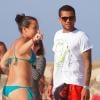 Exclusif - Dani Alves en vacances à Formentera le 27 juillet 2013.