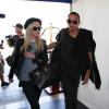 Ashlee Simpson et Evan Ross à l'aéroport de Los Angeles, le 29 juillet 2013.