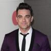 Robbie Williams à la soirée des "Brit Awards" à Londres, le 20 février 2013.