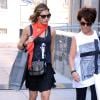 Ayda Field, la femme de Robbie Williams, fait du shopping à Milan, le 31 juillet 2013.