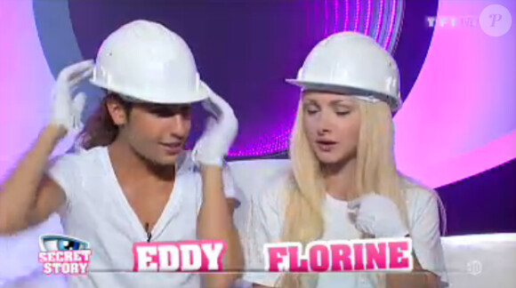 Eddy et Florine ont remporté un accès au show-room (Secret Story 7 - quotidienne du jeudi 1er août)