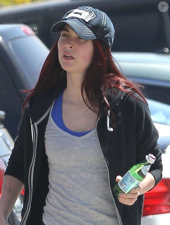 Exclusif - Megan Fox dans les rues de Los Angeles, le 21 avril 2013.