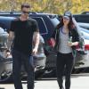 Exclusif - Megan Fox et Brian Austin Green dans les rues de Los Angeles, le 21 avril 2013.