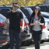 Exclusif - Megan Fox et Brian Austin Green dans les rues de Los Angeles, le 21 avril 2013.
