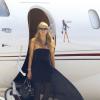 Paris Hilton débarque à Ibiza , le 3 août 2013.