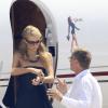 Paris Hilton arrive à Ibiza , le 3 août 2013.