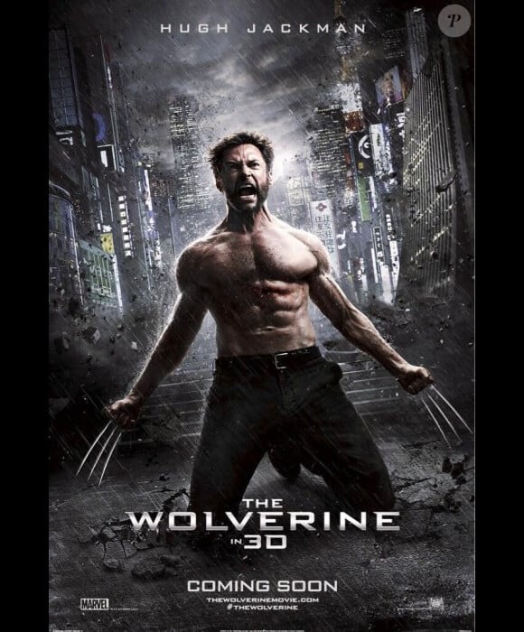 Affiche du film The Wolverine - le combat de l'immortel