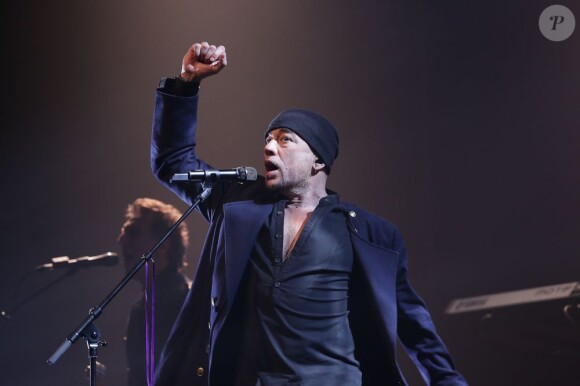 Pascal Obispo en concert pour sa tournée Millésimes au Colisée de Roubaix, le 22 mars 2013.