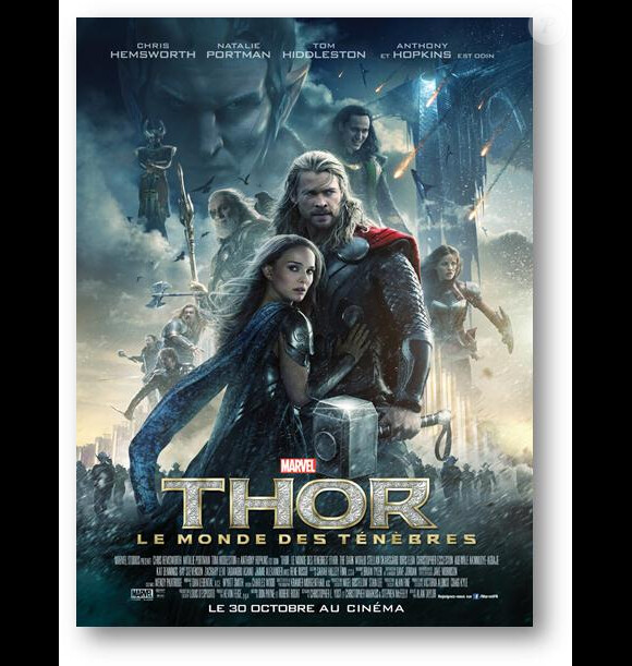 Affiche officielle de Thor - Le Monde des ténèbres.