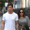 Kelly Brook et son ex-compagnon Danny Cipriani à Londres, le 26 juin 2013