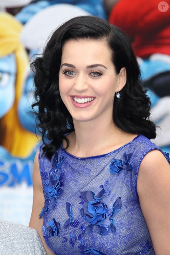 Katy Perry à l'avant-première du film Les Schtroumpfs 2 à Westwood, le 28 juillet 2013. 