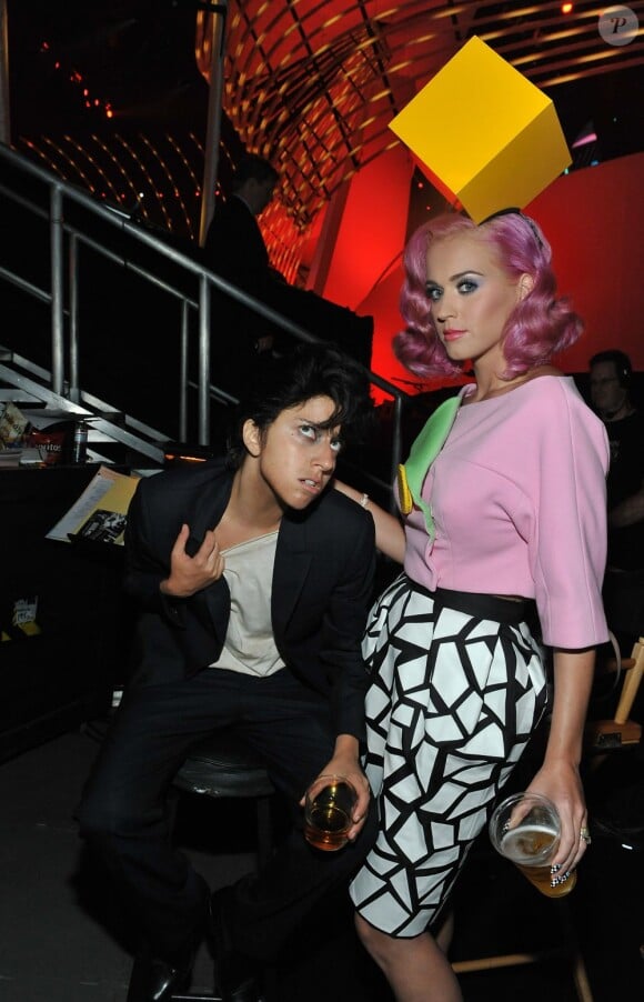 Katy Perry et Lady Gaga aux MTV Video Music Awards le 23 août 2011.