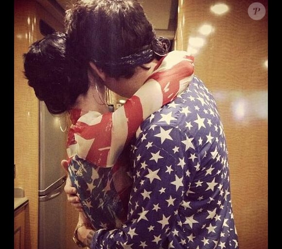 Katy Perry et John Mayer le 5 juillet 2013.