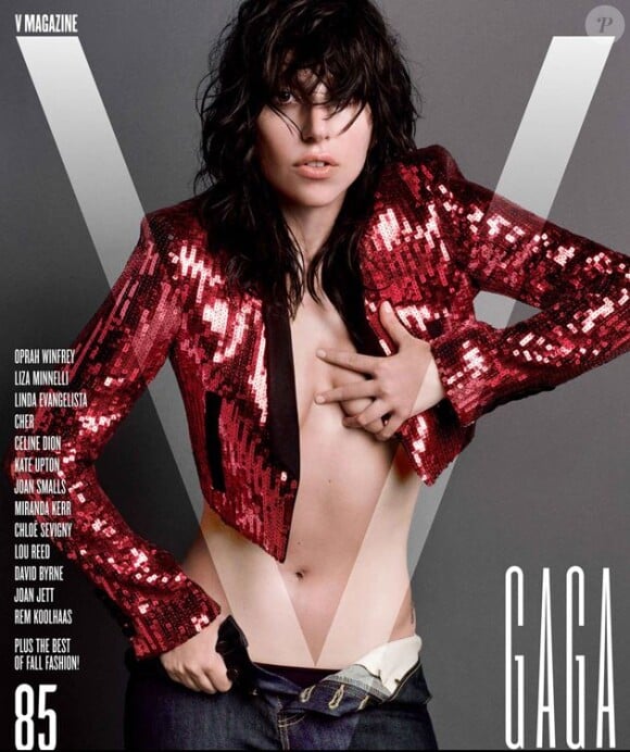 Lady Gaga en couverture de V Magazine pour l'édition de septembre 2013.