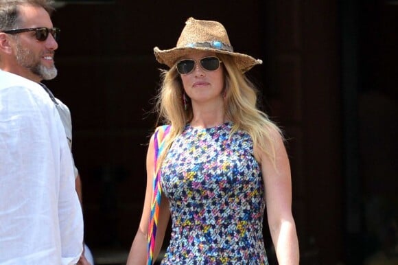 Laurene Powell, veuve de Steve Jobs, en vacances à Portofino en juillet 2013