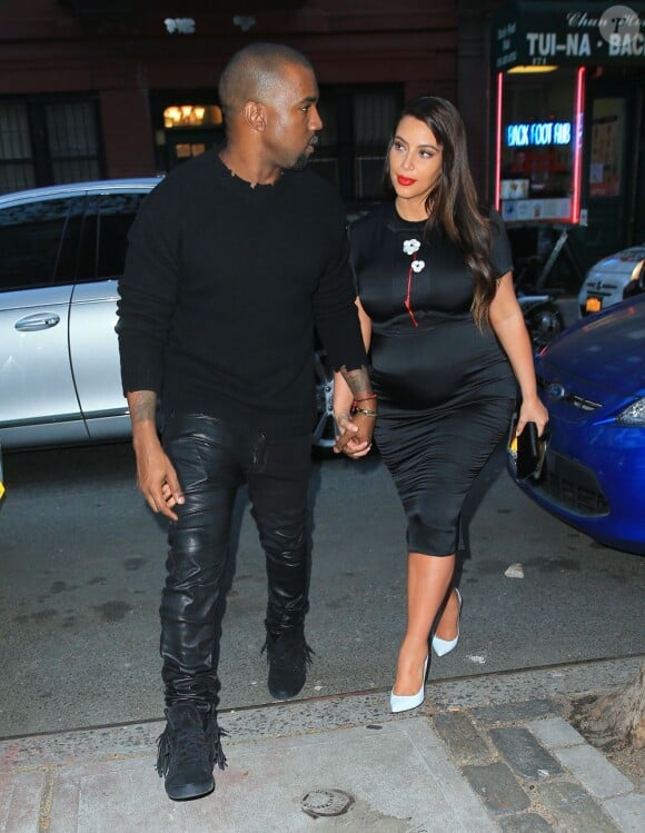 Kim Kardashian et Kanye West à New York, le 5 mai 2013.