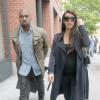 Kim Kardashian et Kanye West à New York, le 6 mai 2013.