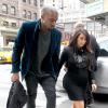 Kim Kardashian et Kanye West à New York, le 23 avril 2013.