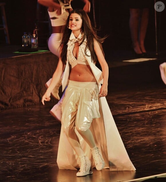 La chanteuse Selena Gomez lors de son concert au stade Rogers de Vancouver, le 14 août 2013.