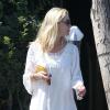 Exclusif - La comédienne Jennie Garth sans maquillage dans les rues de Los Angeles, le 15 août 2013