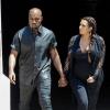 Kanye West et Kim Kardashian à Los Angeles, le 10 mai 2013.