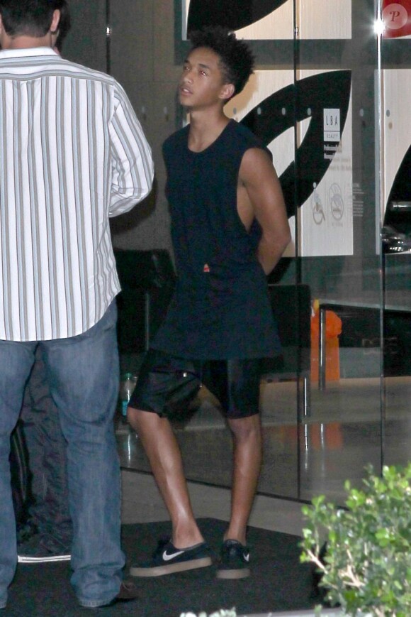 Jayden Smith arrive à l'anniversaire de Jenner à Los Angeles, le 17 août 2013.